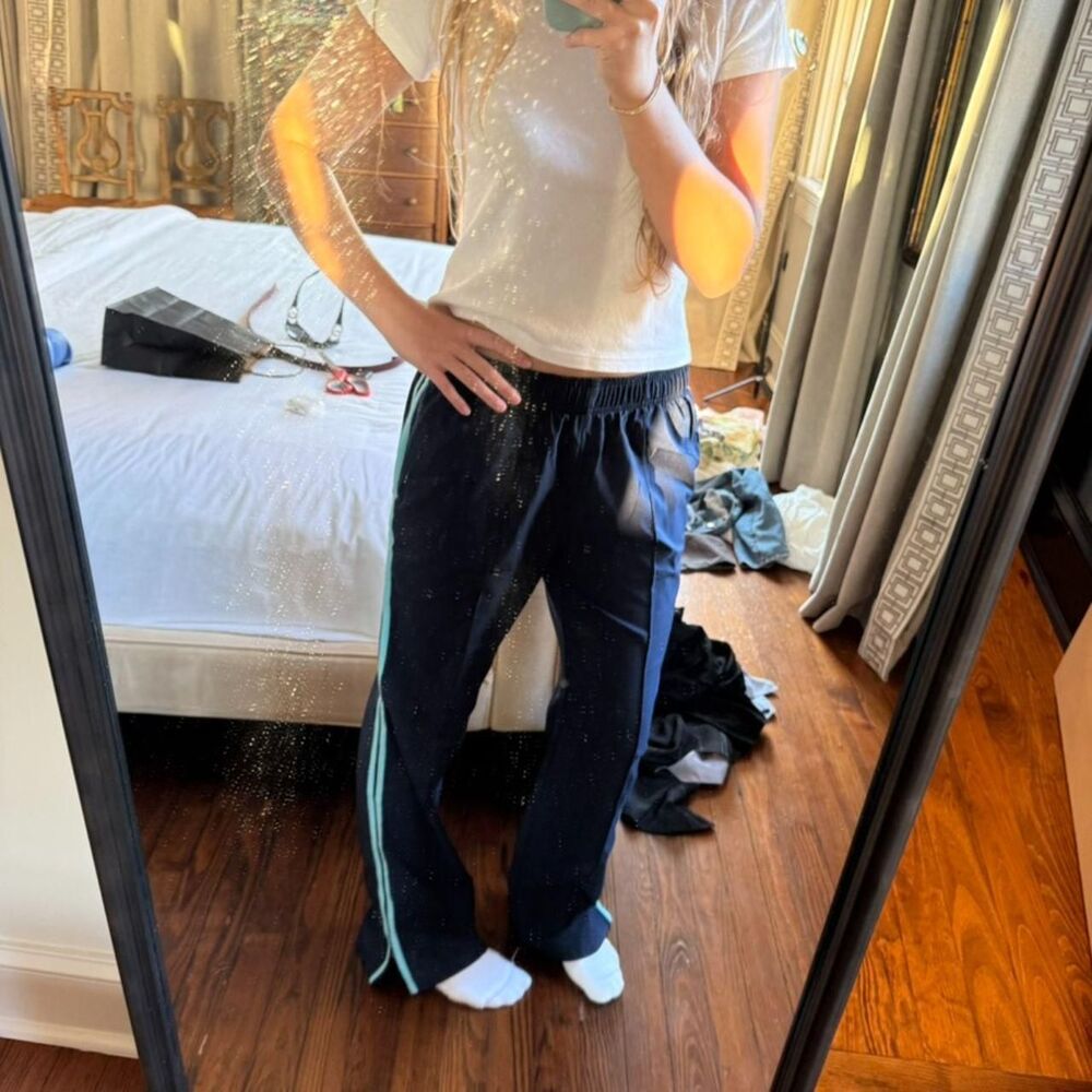 St-john-s-bay Women's Navy and Green Joggers-tracksuits